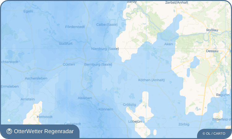 OtterWetter Regenradar-Widget Poley
