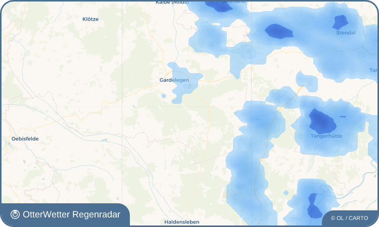 OtterWetter Regenradar-Widget Polvitz