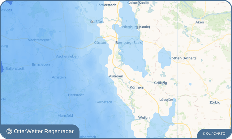 OtterWetter Regenradar-Widget Poplitz
