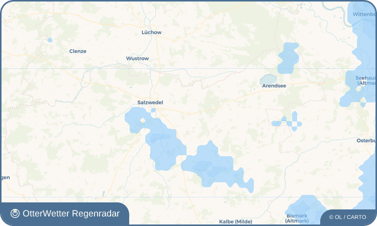 OtterWetter Regenradar-Widget Pretzier
