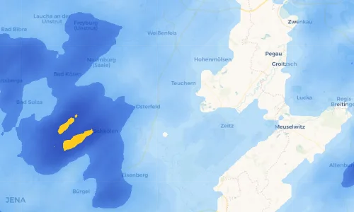 Regenradar Vorschaubild - Aktuelle Niederschläge in Priesen und Umgebung