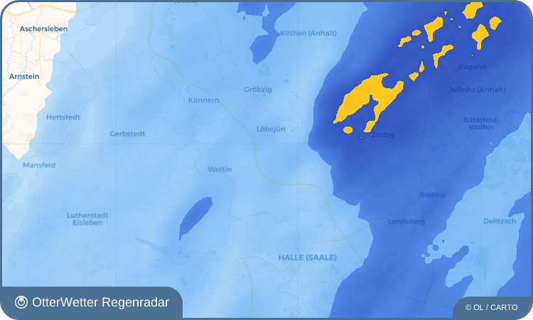 OtterWetter Regenradar-Widget Priester