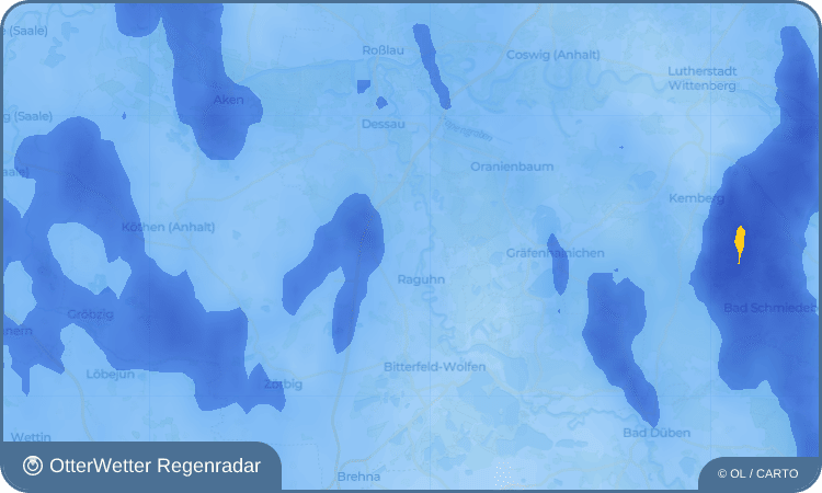 OtterWetter Regenradar-Widget Priorau