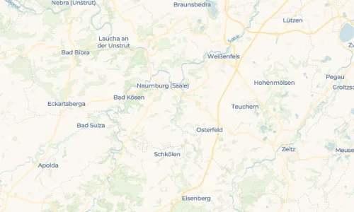 Regenradar-Vorschau: aktuelle Niederschläge in Punkewitz und Umgebung