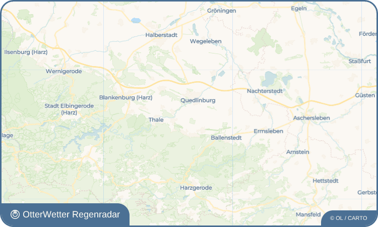 Wetter-Widget-Vorschau mit Vorhersagedaten für Quarmbeck