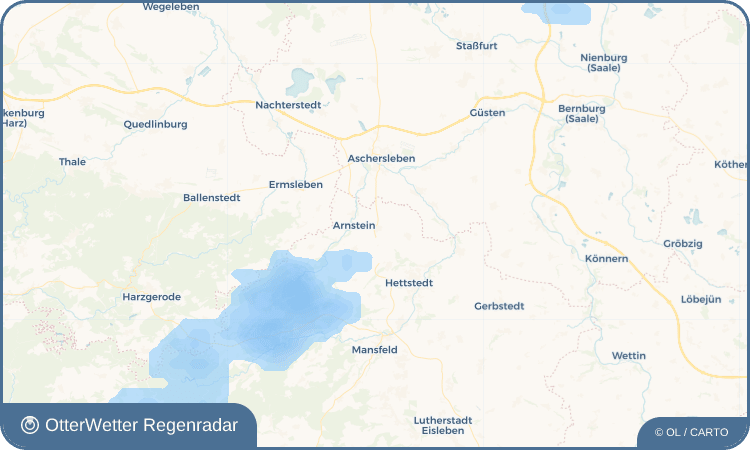 OtterWetter Regenradar-Widget Quenstedt