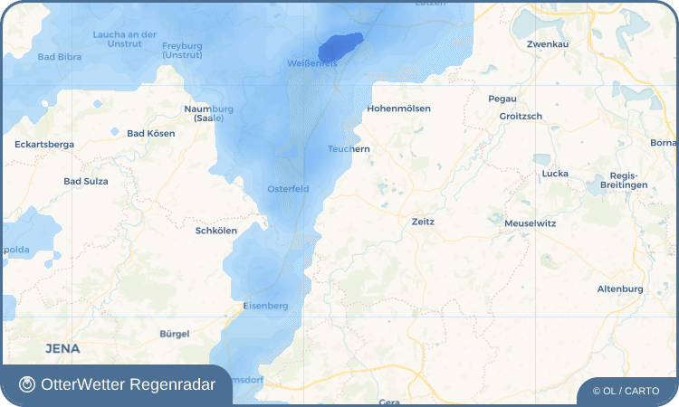Wetter-Widget-Vorschau mit Vorhersagedaten für Quesnitz