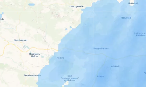 Regenradar Vorschaubild - Aktuelle Niederschläge in Questenberg und Umgebung
