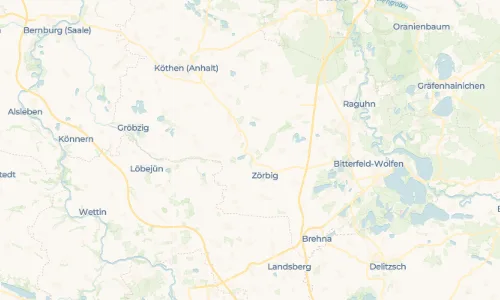 Regenradar Vorschaubild - Aktuelle Niederschläge in Radegast und Umgebung
