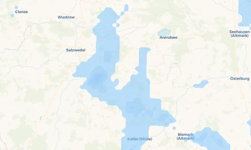 Regenradar Vorschaubild - Aktuelle Niederschläge in Rademin und Umgebung
