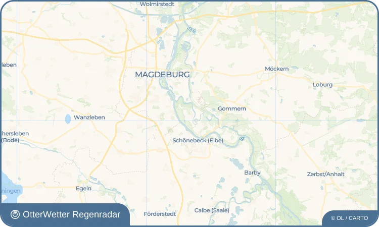 Wetter-Widget-Vorschau mit Vorhersagedaten für Randau