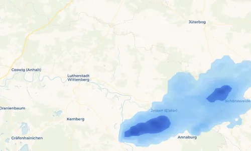 Regenradar Vorschaubild - Aktuelle Niederschläge in Raßdorf und Umgebung