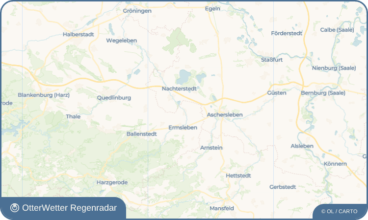 OtterWetter Regenradar-Widget Reinstedt