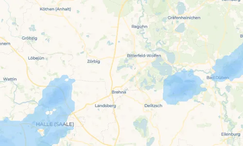 Regenradar Vorschaubild - Aktuelle Niederschläge in Renneritz und Umgebung