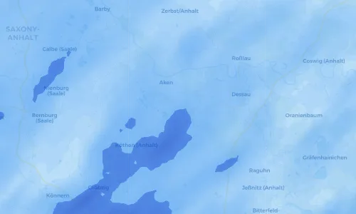 Regenradar Vorschaubild - Aktuelle Niederschläge in Reppichau und Umgebung