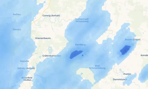 Regenradar Vorschaubild - Aktuelle Niederschläge in Reuden und Umgebung