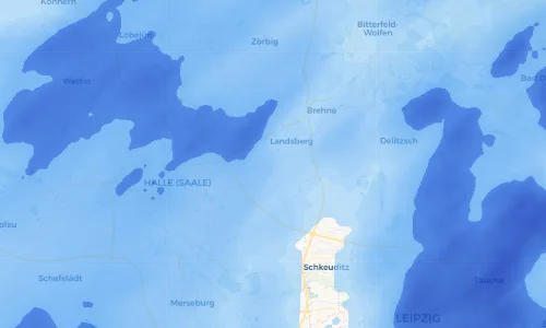 Regenradar Vorschaubild - Aktuelle Niederschläge in Reußen und Umgebung