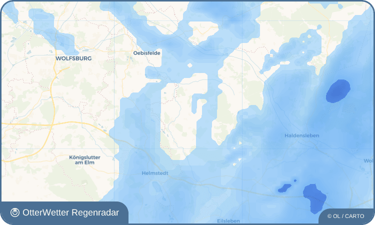 Widget-Vorschau für Ribbensdorf Wetter-Widget-Vorschau mit Vorhersagedaten für Ribbensdorf