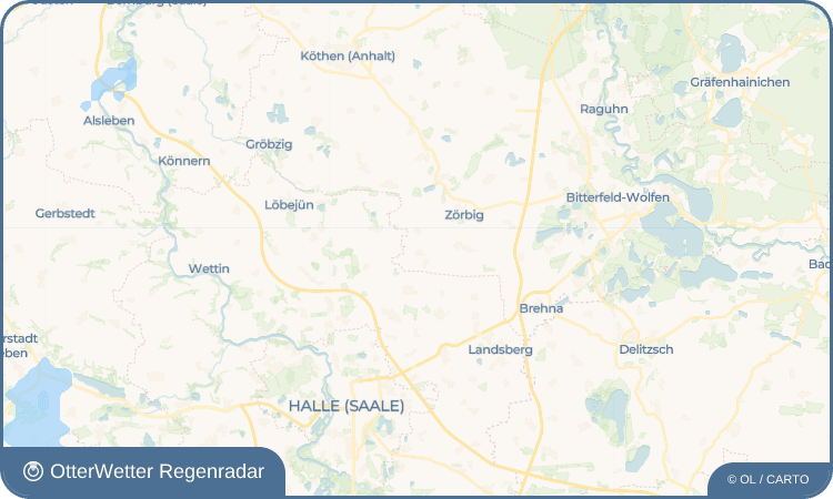 OtterWetter Regenradar-Widget Rieda