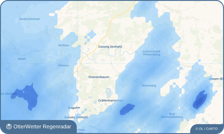 OtterWetter Regenradar-Widget Riesigk