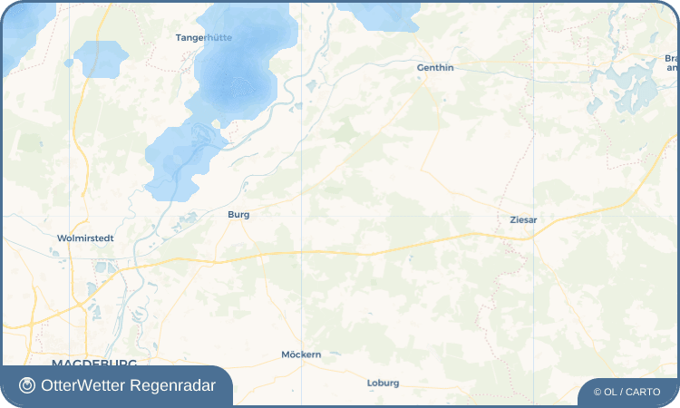 Wetter-Widget-Vorschau mit Vorhersagedaten für Rietzel