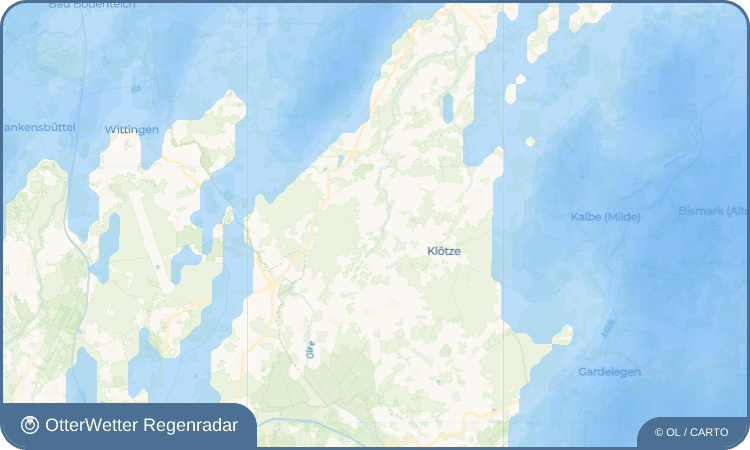 OtterWetter Regenradar-Widget Ristedt