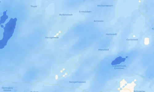 Regenradar Vorschaubild - Aktuelle Niederschläge in Ritzgerode und Umgebung