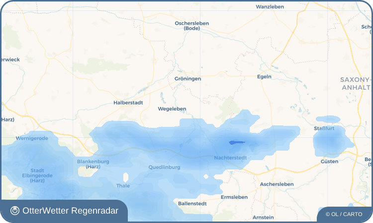 OtterWetter Regenradar-Widget Rodersdorf