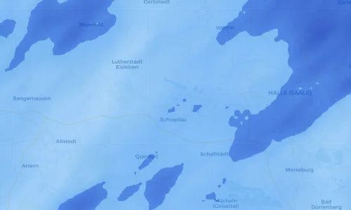 Regenradar Vorschaubild - Aktuelle Niederschläge in Röblingen am See und Umgebung