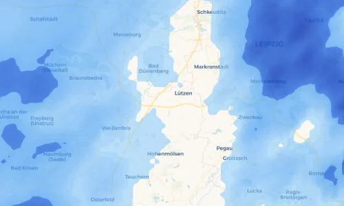 Regenradar Vorschaubild - Aktuelle Niederschläge in Röcken und Umgebung