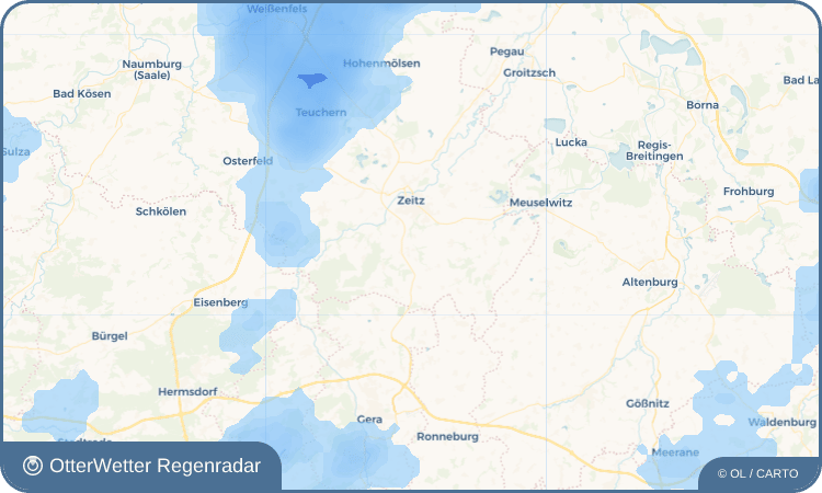 Wetter-Widget-Vorschau mit Vorhersagedaten für Röden