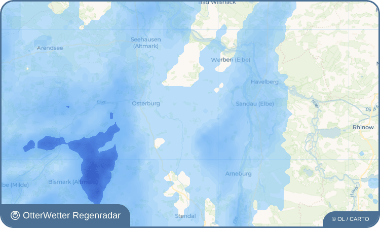 OtterWetter Regenradar-Widget Rohrbeck