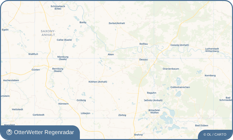 OtterWetter Regenradar-Widget Rosefeld