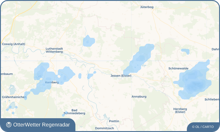 OtterWetter Regenradar-Widget Ruhlsdorf