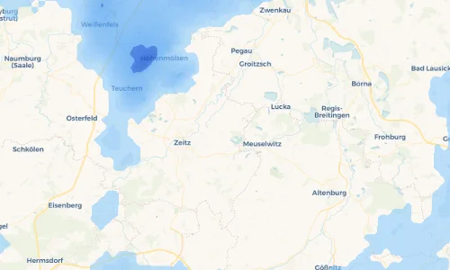 Regenradar Vorschaubild - Aktuelle Niederschläge in Rumsdorf und Umgebung