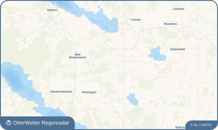 OtterWetter Regenradar-Widget Rustenbeck