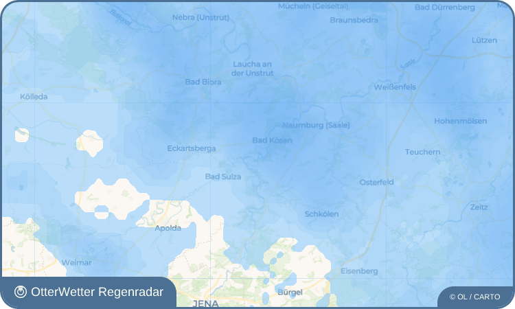 OtterWetter Regenradar-Widget Saaleck