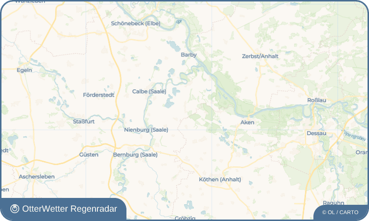 Wetter-Widget-Vorschau mit Vorhersagedaten für Sachsendorf