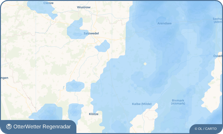 OtterWetter Regenradar-Widget Sallenthin