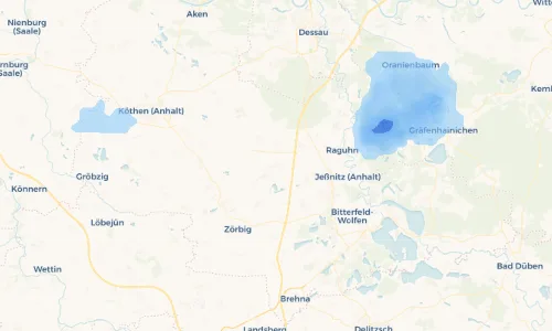 Regenradar Vorschaubild - Aktuelle Niederschläge in Salzfurtkapelle und Umgebung
