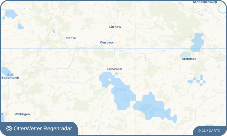 OtterWetter Regenradar-Widget Salzwedel