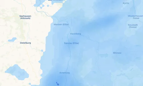 Regenradar Vorschaubild - Aktuelle Niederschläge in Sandau (Elbe) und Umgebung