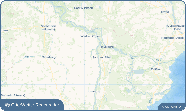 OtterWetter Regenradar-Widget Sandauerholz