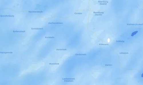 Regenradar Vorschaubild - Aktuelle Niederschläge in Sandersleben (Anhalt) und Umgebung