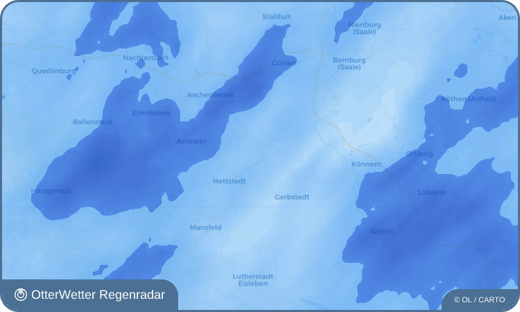 OtterWetter Regenradar-Widget Sandersleben (Anhalt)