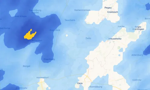 Regenradar Vorschaubild - Aktuelle Niederschläge in Sautzschen und Umgebung