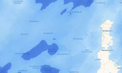 Regenradar Vorschaubild - Aktuelle Niederschläge in Schadendorf und Umgebung