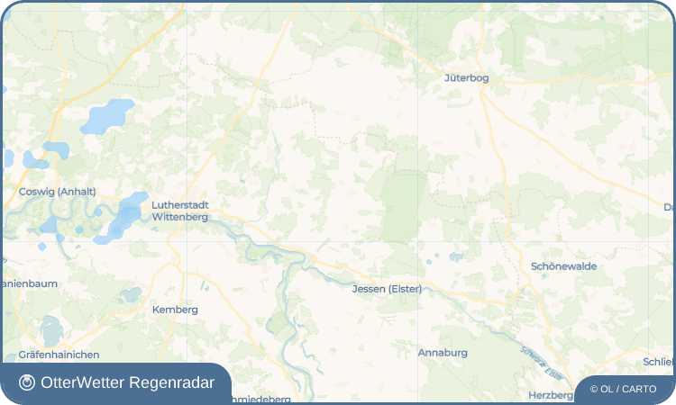 OtterWetter Regenradar-Widget Schadewalde