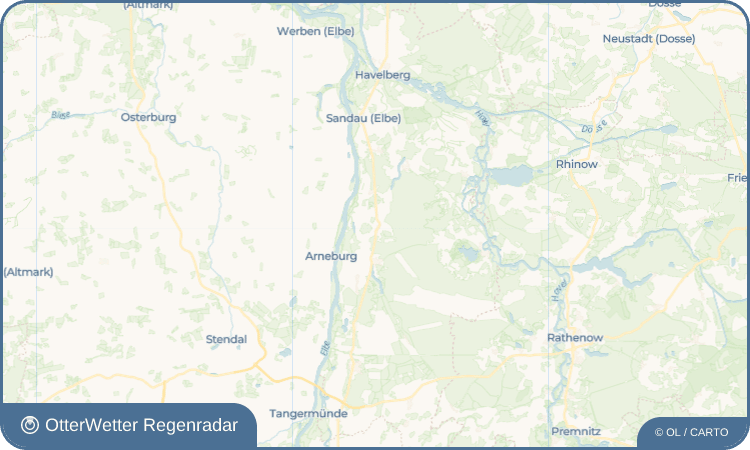 OtterWetter Regenradar-Widget Scharlibbe