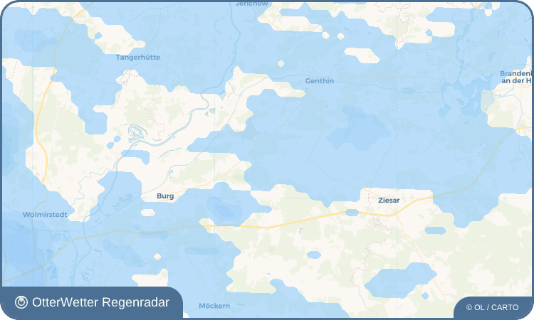 OtterWetter Regenradar-Widget Schattberge